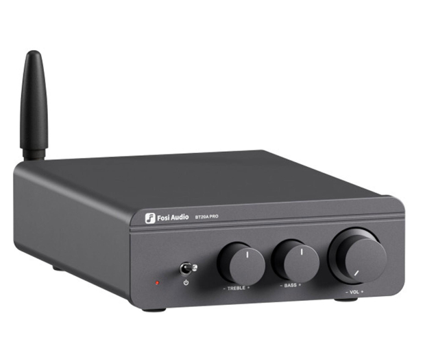 Fosi Audio Fosi Audio BT20A PRO 48V grey - Wzmacniacz audio 2.0 - 1583323 - zdjęcie